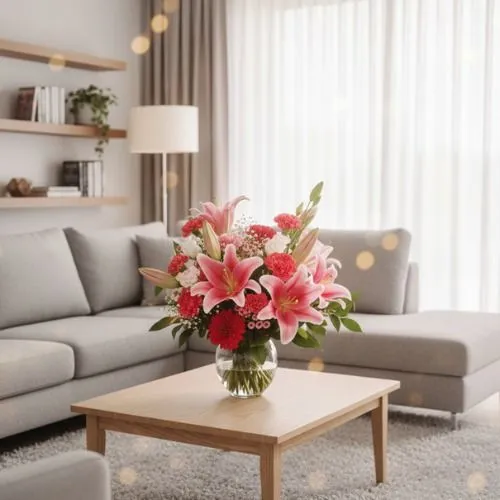 Lily bouquets and gifts for mom in Gurgaon