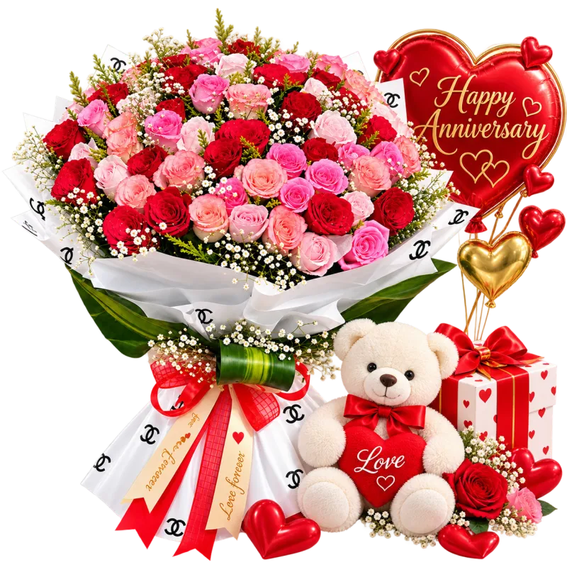 Anniversary luxury flowers delivery in Gurgaon