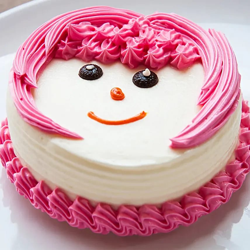 Pink PineappleCream Cake