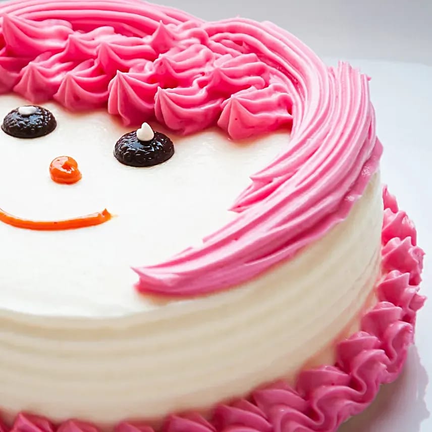 Pink PineappleCream Cake