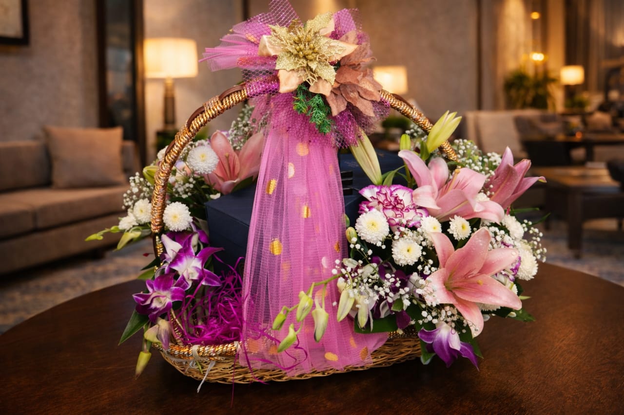 Luxurious Floral & Gift Hamper