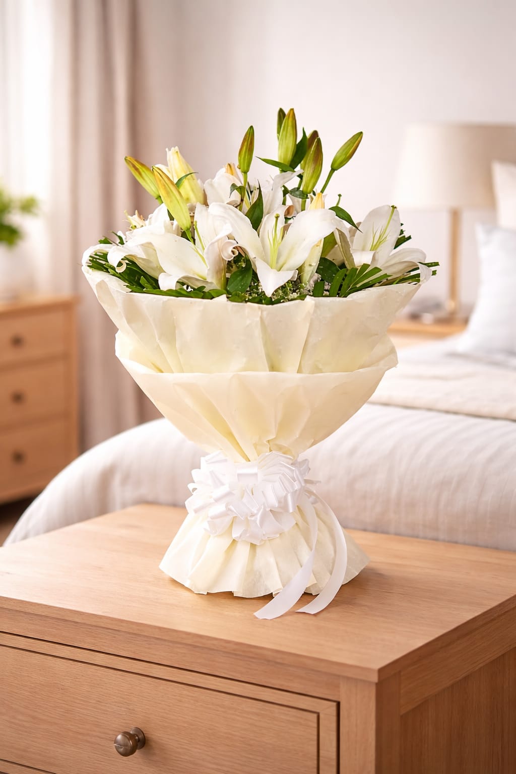 White Lily Bouquet