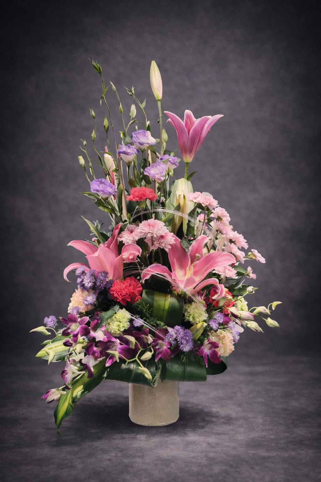 "Mixed Lily & Orchid Exotica"