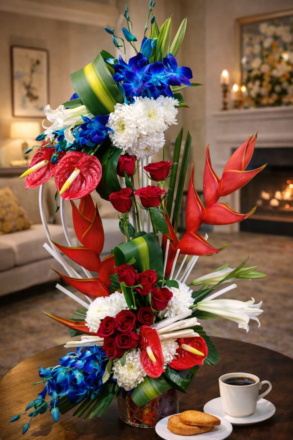 Tropical Fusion or Architectural Floral Design