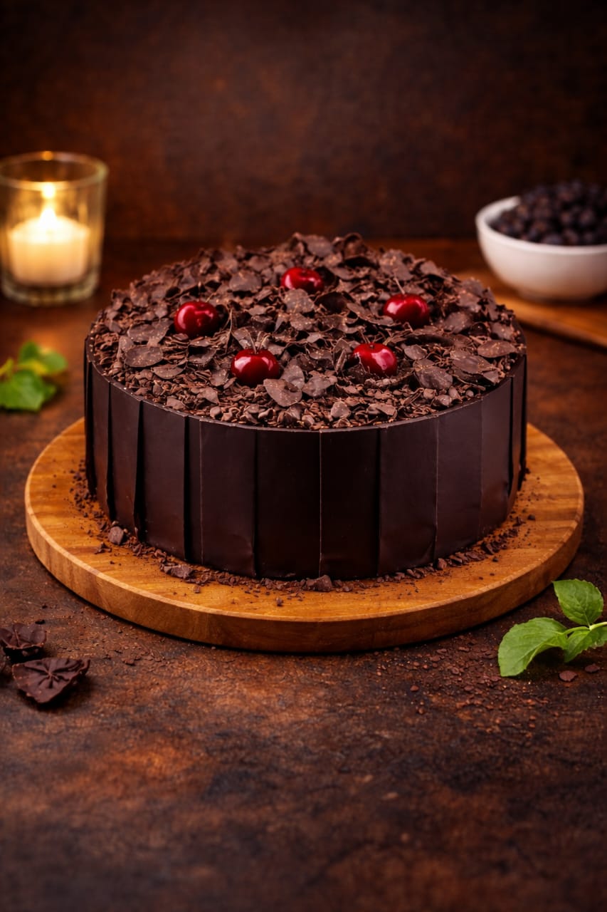 Heavy Chocolate Blackforest Cake