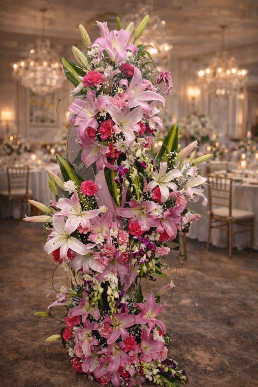 Grand Floral Column