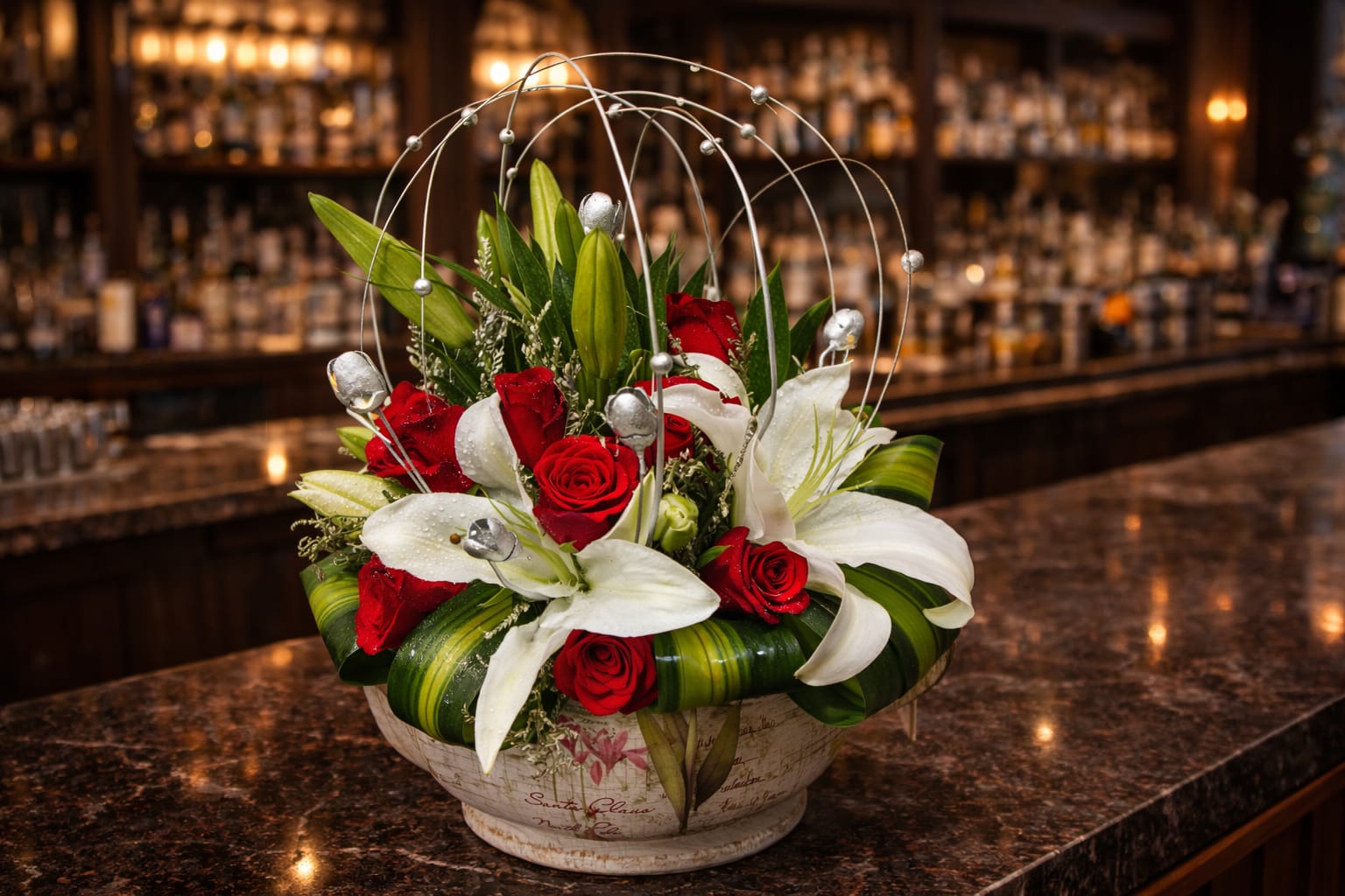 Celestial Rose & Lily Ensemble"