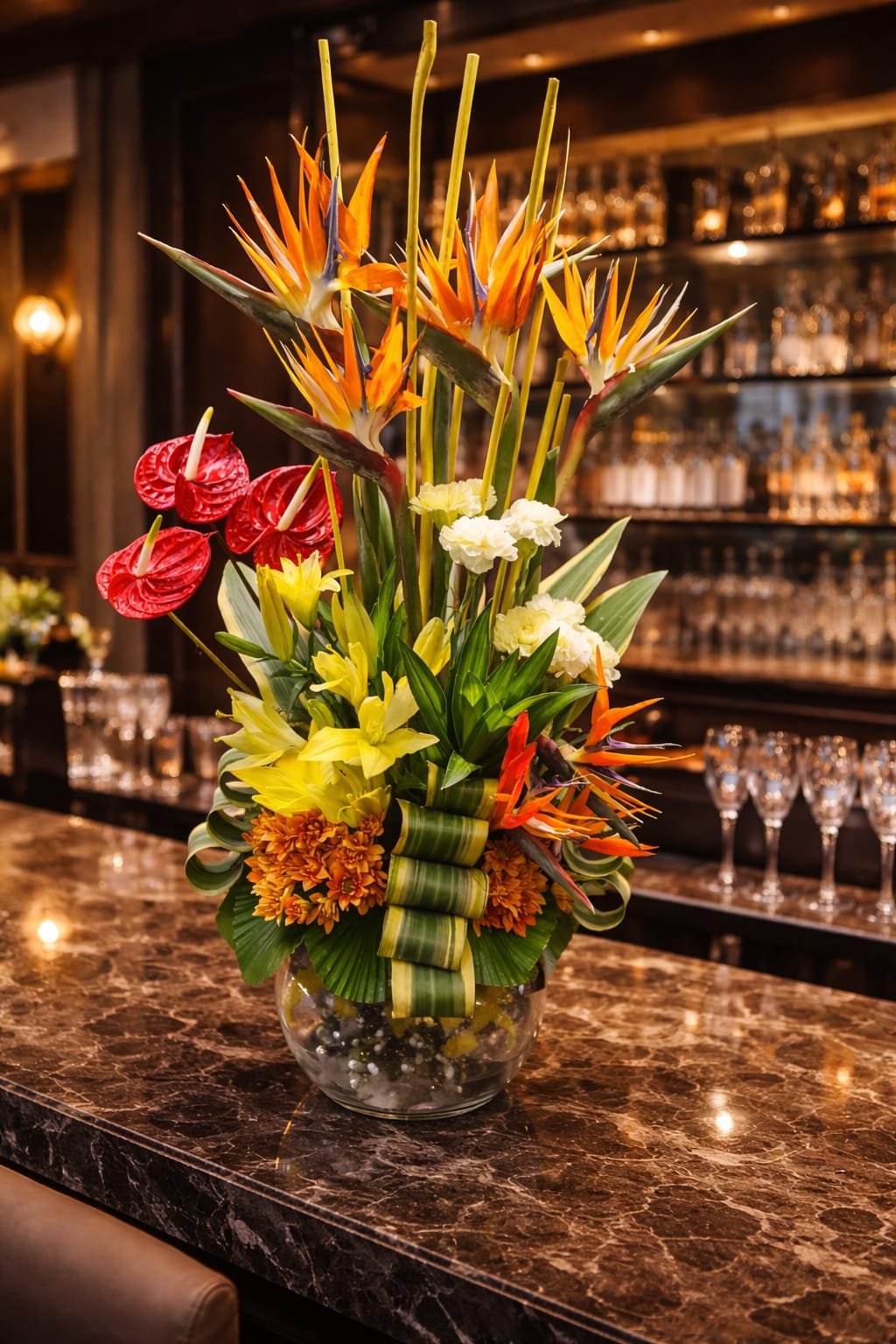 Architectural Tropical Arrangement