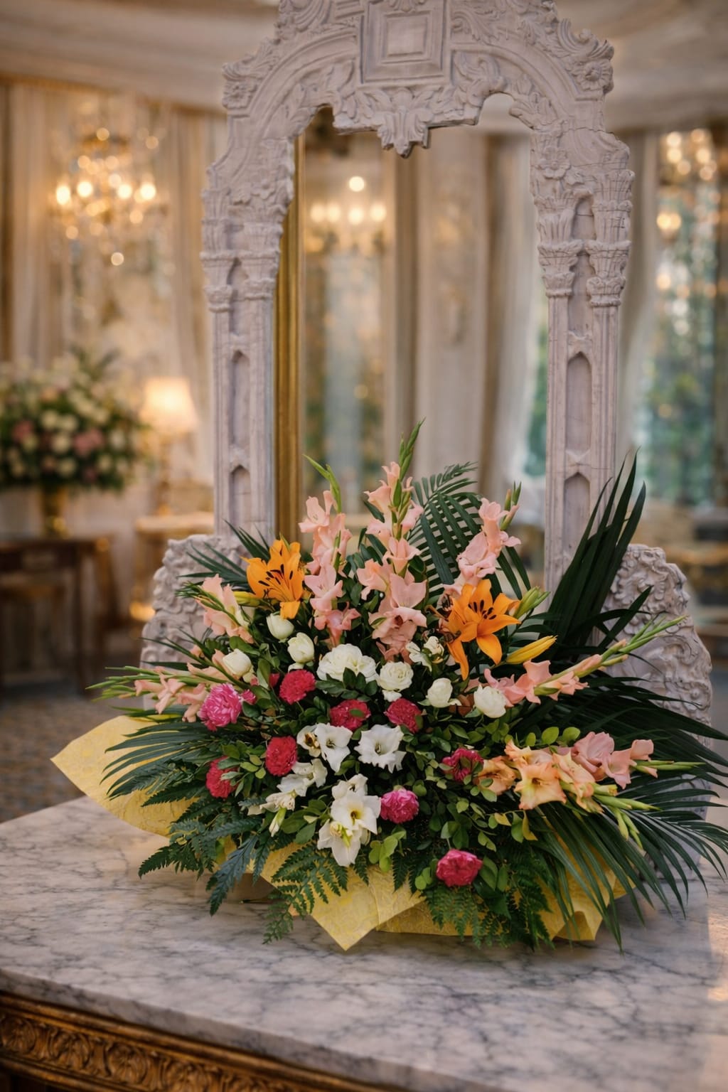 triangular/fan shape