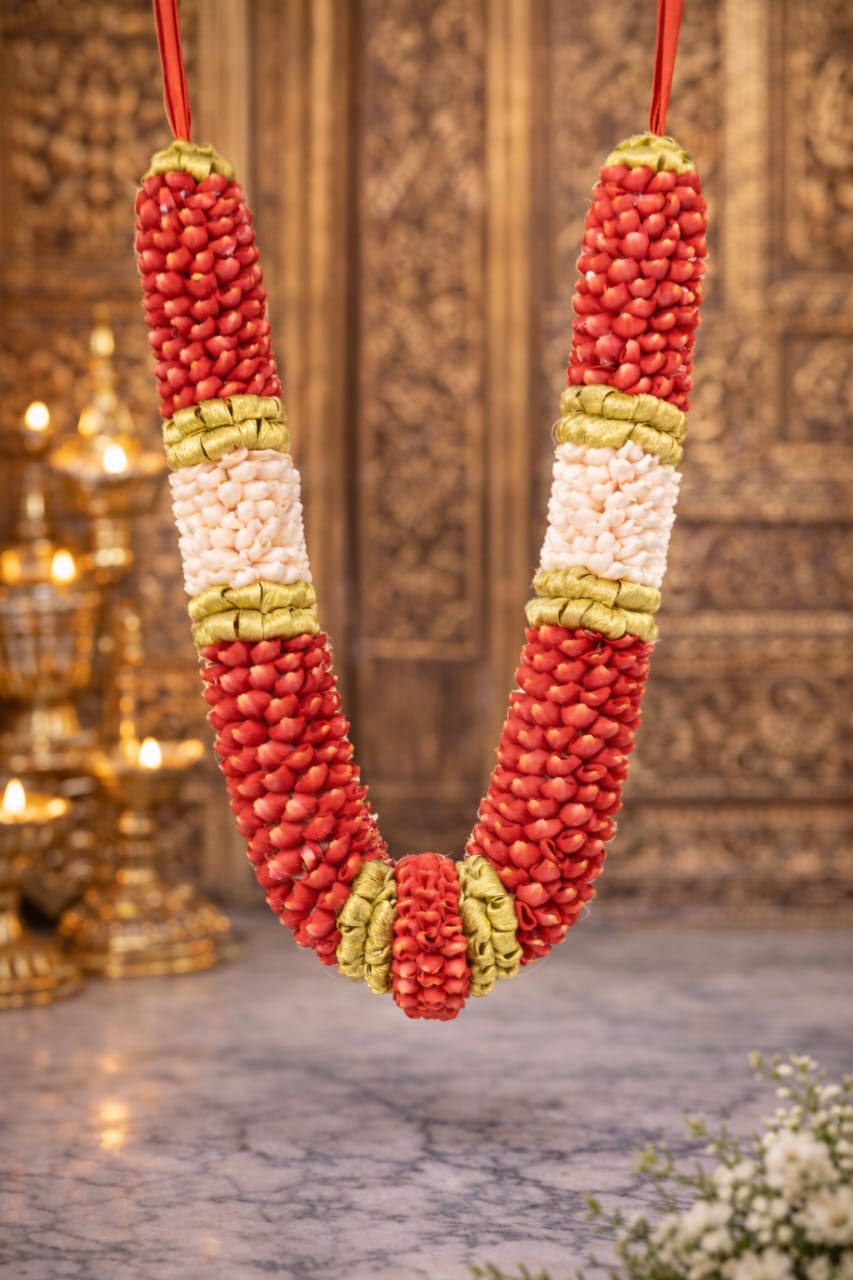 South Indian Wedding Garland (Kalyana Maalai),