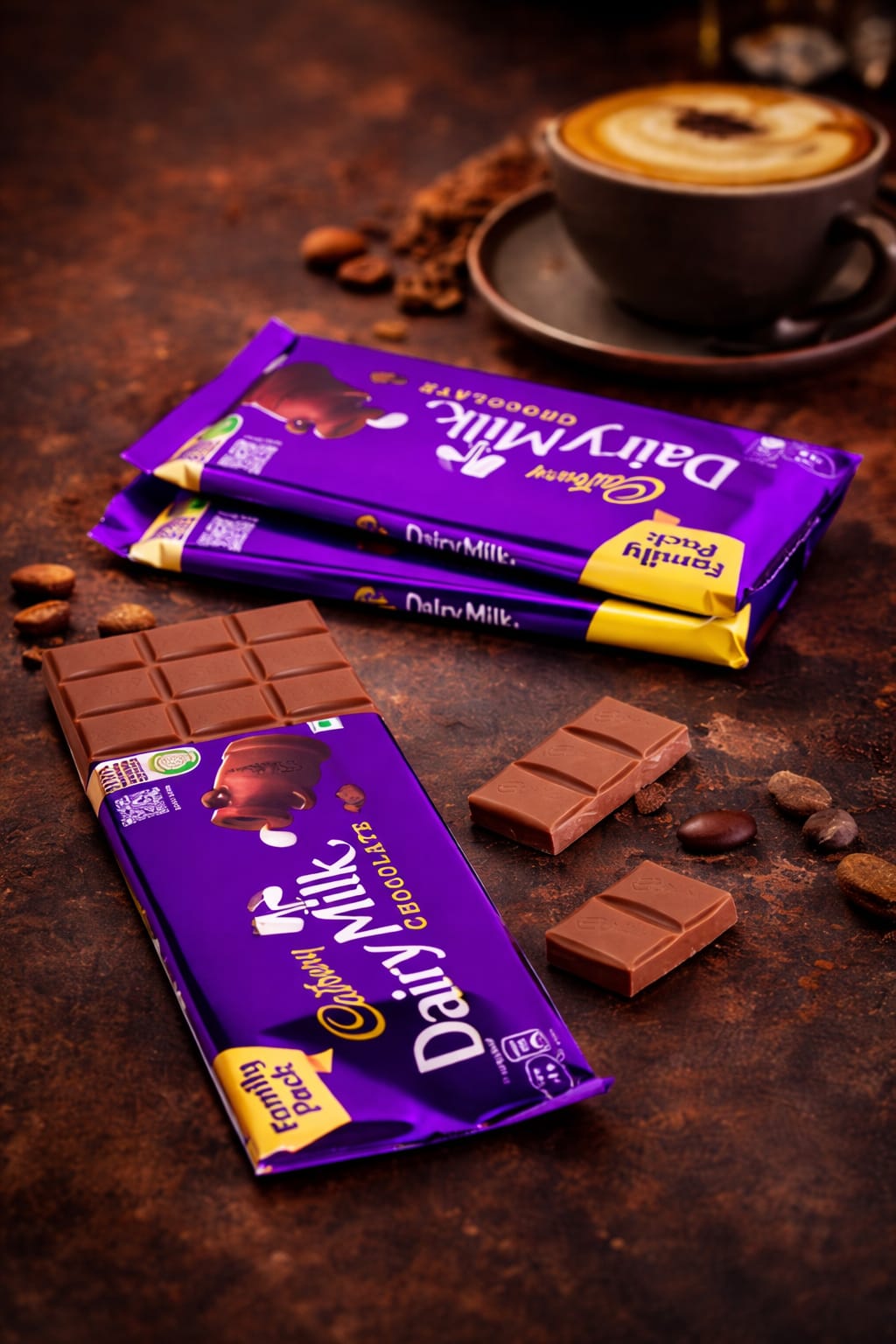 Cadbury Dairy Milk Chocolate, specifically the "Family Pack