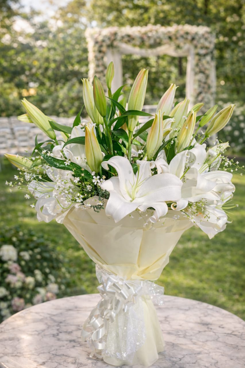 Snow White Lilies