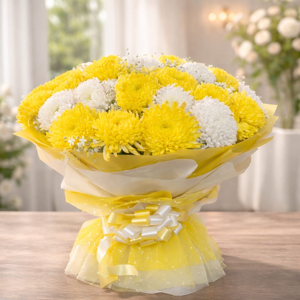 White And Yellow Guldabari Bunch