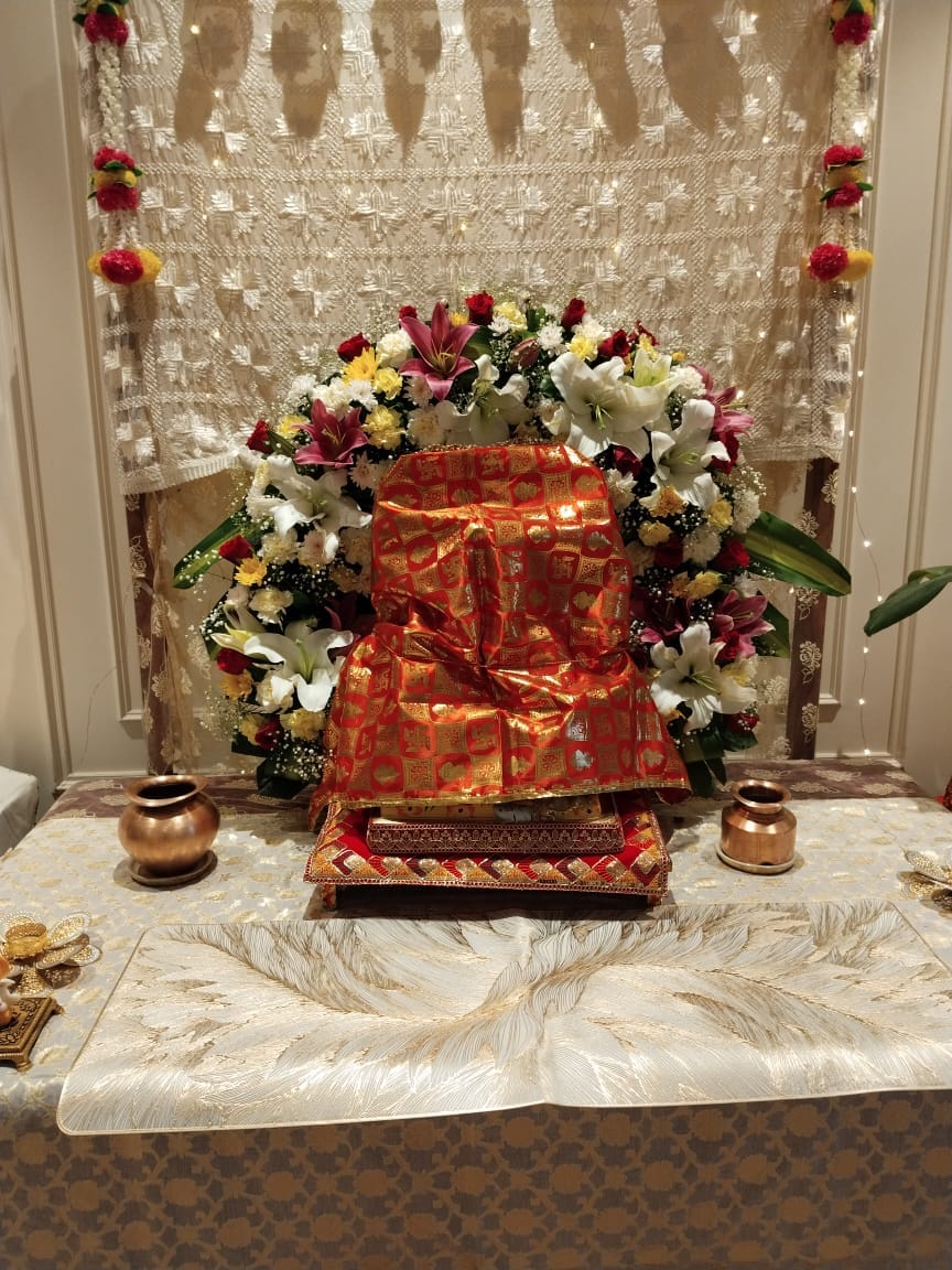 Ganesh puja decorastions gurugram