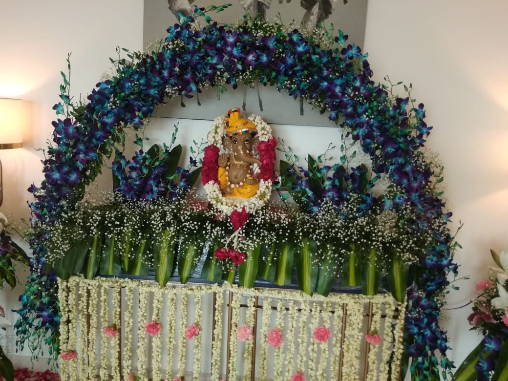 Ganesh puja decorastions gurugram