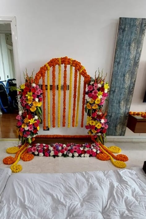 Ganesh puja decorastions gurugram