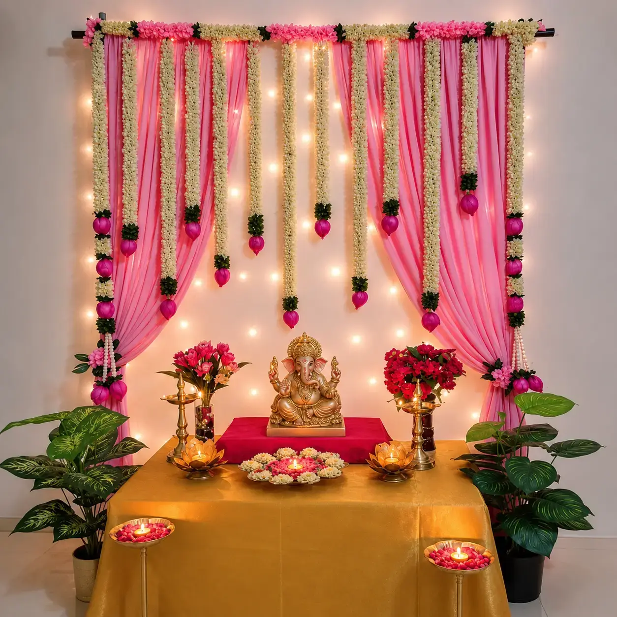 Ganesh puja decorastions gurugram
