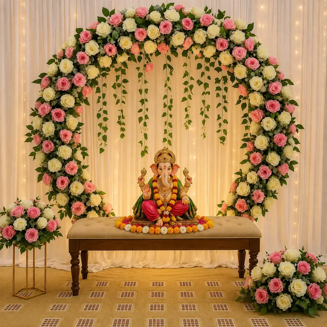 Ganesh puja decorastions gurugram
