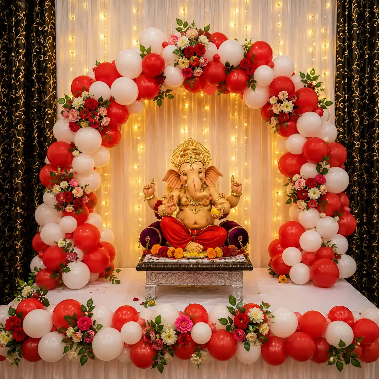 Ganesh puja decorastions gurugram